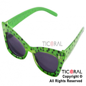 ANTEOJO HS658-2 ANIMAL PRINT VERDE x 1